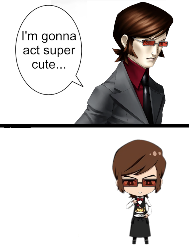 katsuyasmuse's tweet image. he's a v serious detective &amp;lt;3