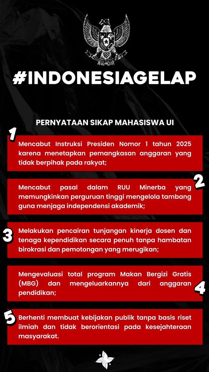 #IndonesiaGelap 
#AdiliJokowi