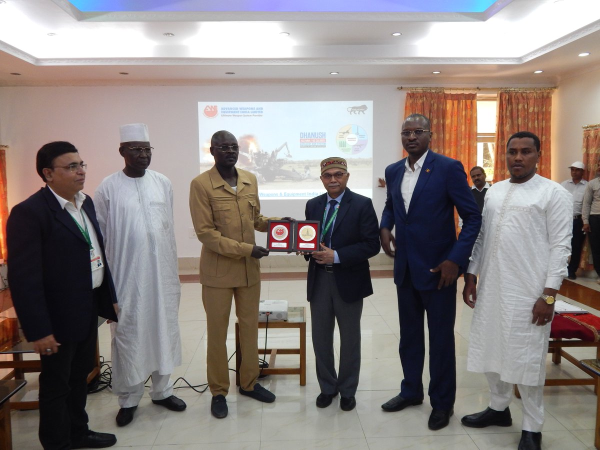 aweil (@connectaweil) on Twitter photo The CHAD Defence delegation headed by General of Division Tahir Ibrahim Djouma, representative of the Minister of the Armed Forces visited AWEIL, Kanpur. AWEIL presented its diverse product profile and discussed potential area of cooperation. <a href="/DefProdnIndia/">Defence Production India</a> <a href="/SpokespersonMoD/">Ministry of Defence, Government of India</a> The CHAD Defence delegation headed by General of Division Tahir Ibrahim Djouma, representative of the Minister of the Armed Forces visited AWEIL, Kanpur. AWEIL presented its diverse product profile and discussed potential area of cooperation. <a href="/DefProdnIndia/">Defence Production India</a> <a href="/SpokespersonMoD/">Ministry of Defence, Government of India</a>