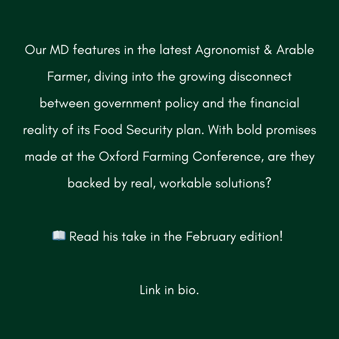 PrestonWaldon's tweet photo. The government has set out bold ambitions—but do the numbers add up? Our MD breaks down the disconnect between policy and financial reality in @aafmagazine.

📖 Read the full interview 👉https://t.co/o79xomEMMm

@oxfordfarming 

#Agronomy #Arable #Farming  #Defra https://t.co/ke6fTffJBB