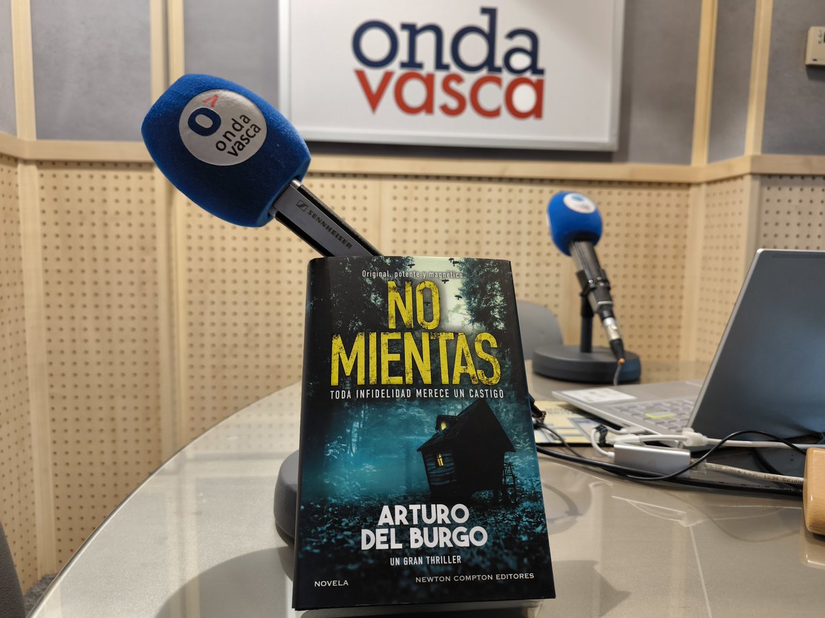 Leída la novela 'No mientas' de <a href="/arturodelburgo/">Arturo del Burgo</a>
Es un thriller que te atrapa y no te suelta hasta el final. Trama muy original,muchos giros, escenarios cercanos y personajes muy bien perfilados. En breve,entrevista con el autor en 'La hora de los libros' <a href="/ondavasca/">Onda Vasca</a>
<a href="/NewtonCompton/">NewtonComptonEditori</a>