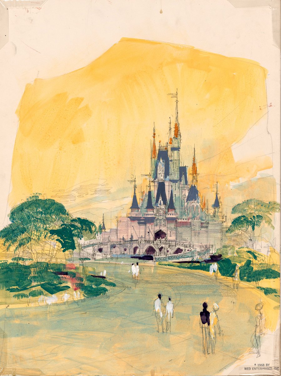 Another Herb Ryman Study that I somehow missed. I'd watch him paint, and while looking at me he'd be randomly dropping accents in the most unthinkable places. He was that good. Thx <a href="/JLHomni/">Joshua L Harris</a>