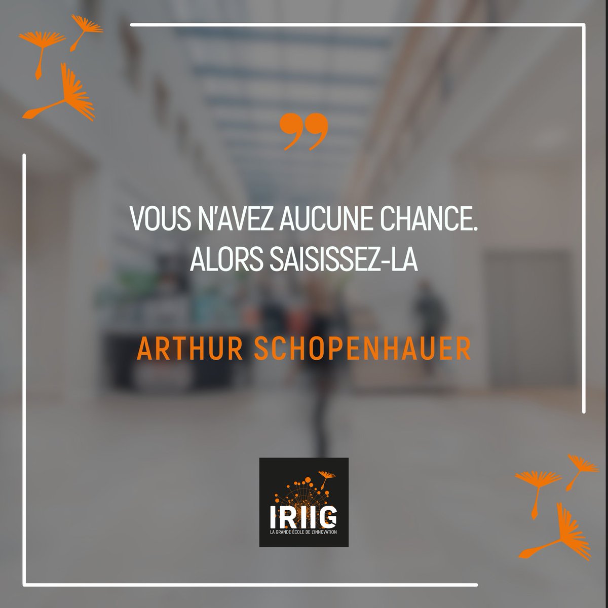 Belle semaine inspirante à tous ! #EnjoyImpactInnovation #WeAreIRIIG #citation #inspiration #mondaymotivation