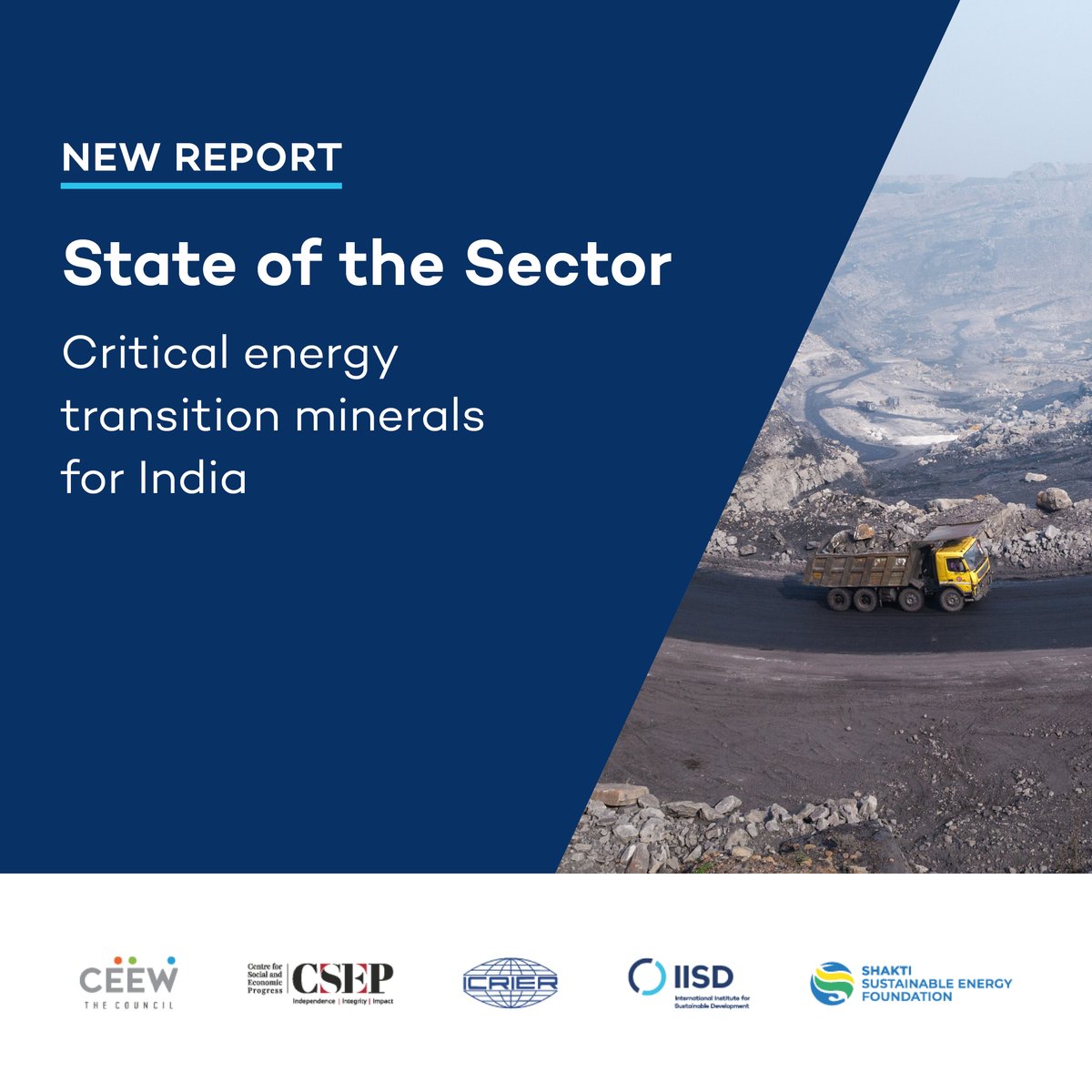 NEW REPORT I India’s clean energy future depends on securing critical minerals. This study provides a roadmap to ensure a reliable supply. 👇 

Read now: iisd.org/publications/r…

<a href="/CEEWIndia/">CEEW</a> | <a href="/CSEP_Org/">Centre for Social and Economic Progress</a> | <a href="/ICRIER/">ICRIER</a> | <a href="/ShaktiFdn/">Shakti</a>