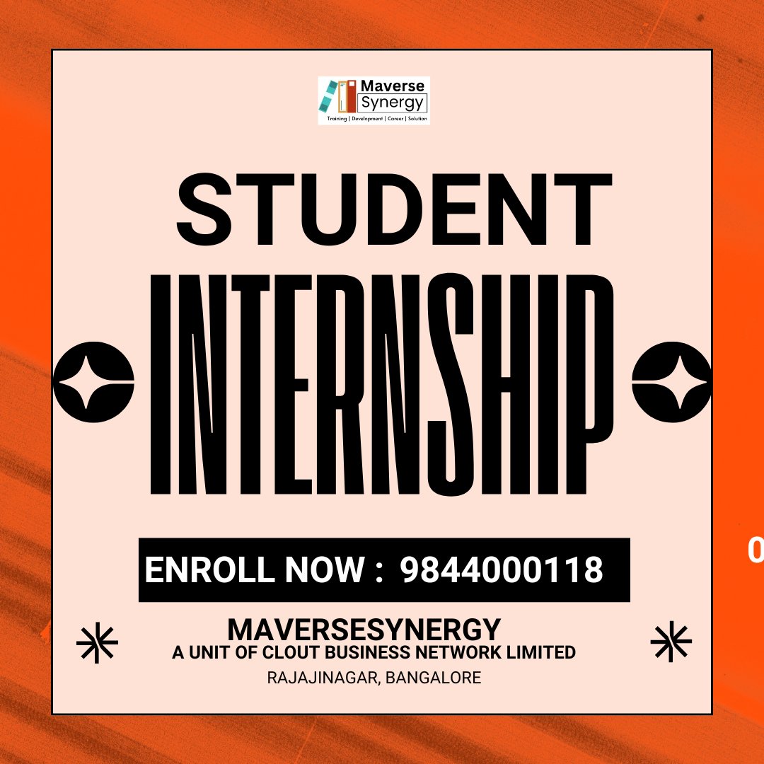 maversesynergy's tweet image. Turn your potential into success! Apply for our internship and work on real projects that add value to your resume.

maversesynergy.com

#InternWithUs #FutureReady #WorkOnRealProjects