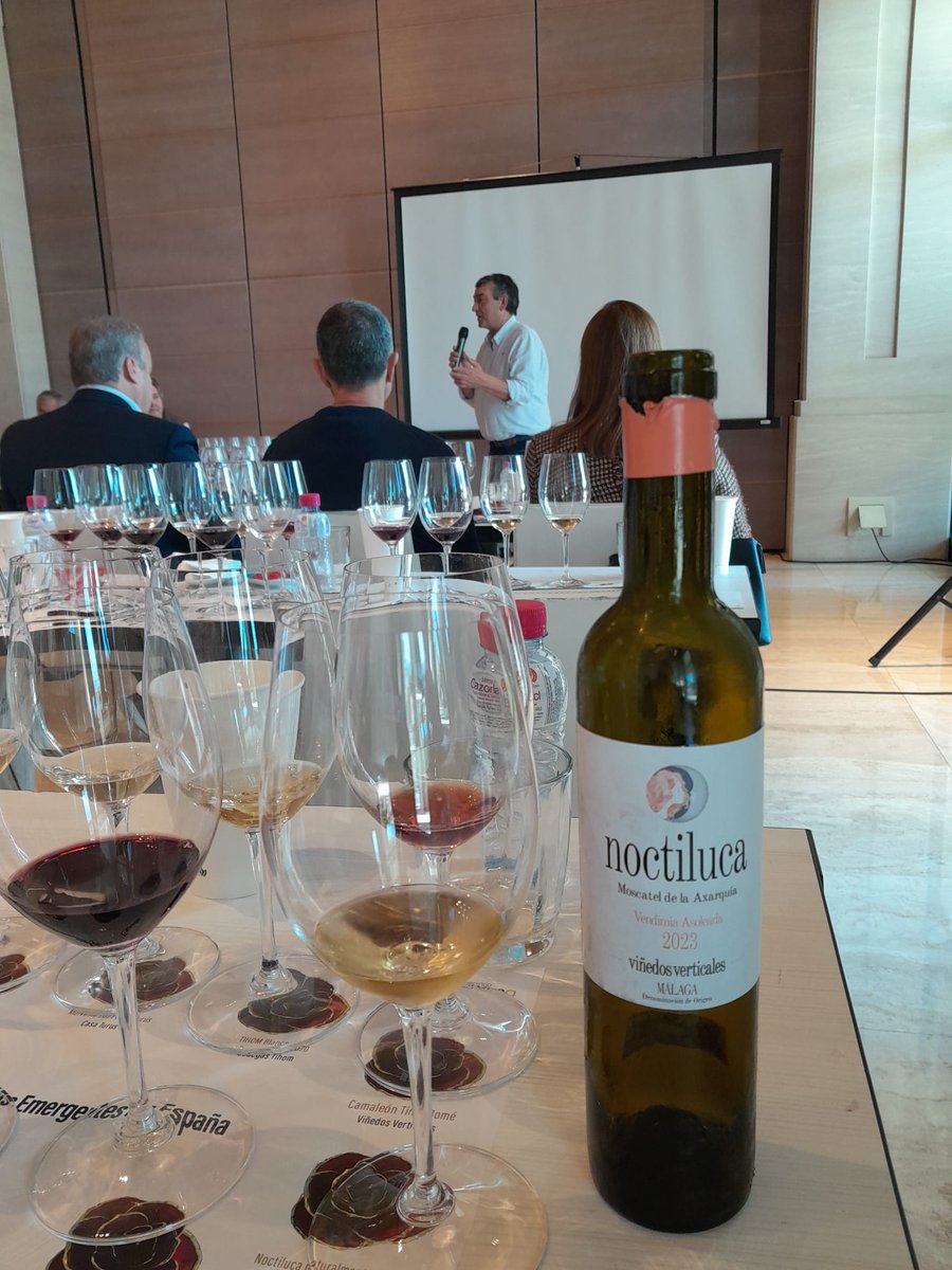 Bodega A. Muñoz Cabrera - Dimobe y Viñedos Verticales participan en el 25° aniversario de Verema, celebrado en el Hotel Balneario Las Arenas de Valencia.