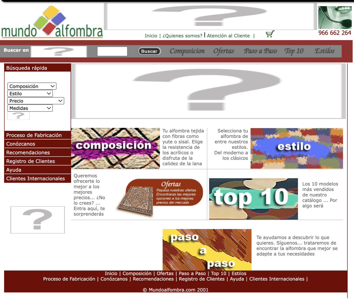 Hoy 17 de febrero cumplimos 24 años en Internet.

¿Dónde estabas hace 24 años?

Nosotros abriendo la puerta y enseñando las primeras alfombras de nuestra tienda.