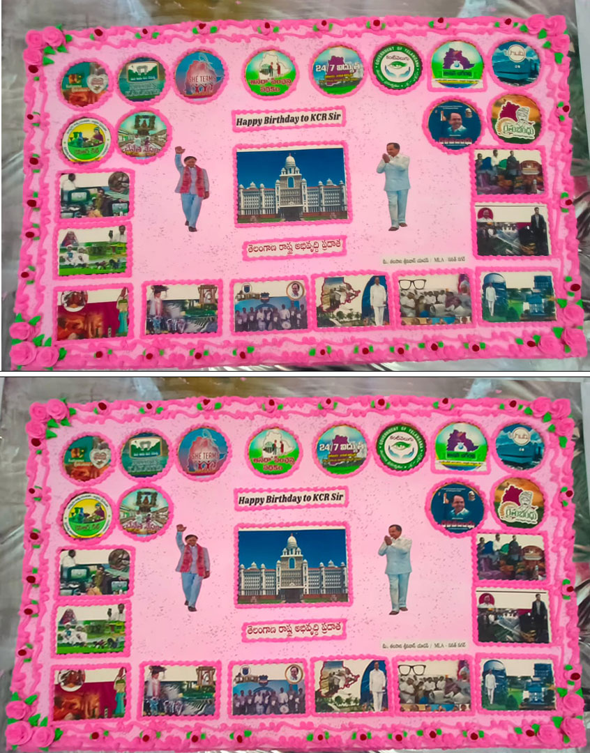 KCRTrends's tweet photo. 71 Kgs Cake For KCR Sir.. 

#HappyBirthdayKCRsir https://t.co/P4JlIRRTm3