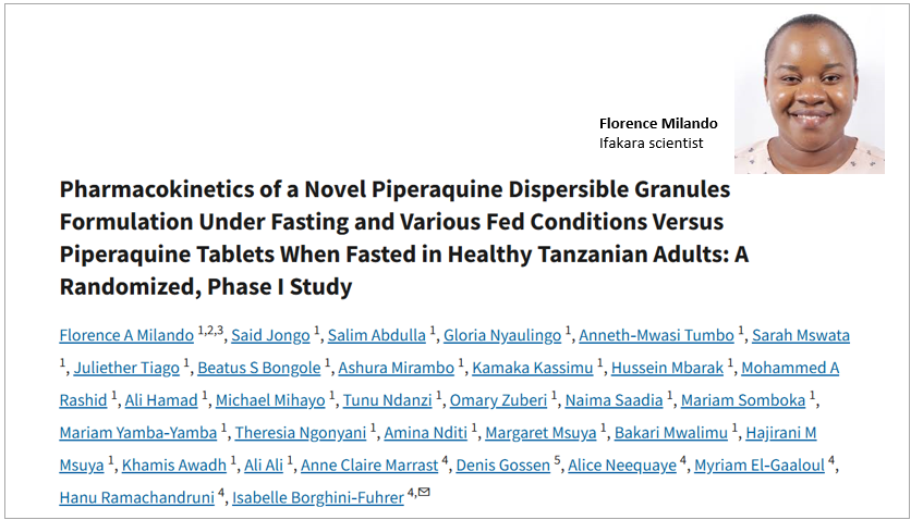 Ifakara Health Institute (@ifakarahealth) on Twitter photo MALARIA:
How food influences drug effectiveness
Researchers <a href="/Ifakarahealth/">Ifakara Health Institute</a> and <a href="/MedsforMalaria/">Medicines for Malaria Venture (MMV)</a> have found that food significantly impacts the absorption of piperaquine (PQP), a key antimalarial drug. ๐ฆ๐ When taken with food, PQP absorption increasesโespecially with a high-fat MALARIA:
How food influences drug effectiveness
Researchers <a href="/Ifakarahealth/">Ifakara Health Institute</a> and <a href="/MedsforMalaria/">Medicines for Malaria Venture (MMV)</a> have found that food significantly impacts the absorption of piperaquine (PQP), a key antimalarial drug. ๐ฆ๐ When taken with food, PQP absorption increasesโespecially with a high-fat
