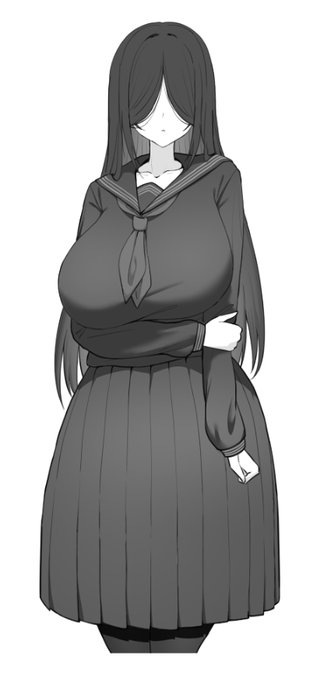 先日新作シミュレーション『漫研顧問は佐伯ささらを支えたい』についてCi-en更新しましたがこちらにもヒロイン佐伯ささらの清書前の立ち絵をペタリ!目隠れです。
修正しながら清書していきますb 