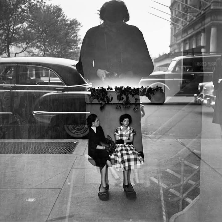 Vivian Maier, self-portrait, 1954