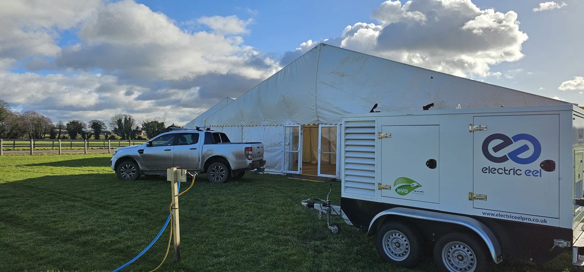 Collaborations in Prees Shropshire 
HVO green power delivered to where it’s needed, pick-up needs a good wash though