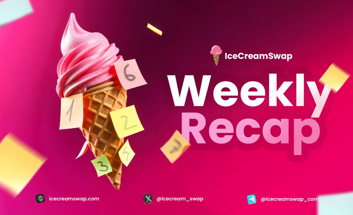 Last Week Recap at IceCreamSwap

- IceCreamSwap powered Satoshi Perps
- User Growth Update. 
- Featured on <a href="/GravityChain/">Gravity</a> Ecosystem Map.

Read more for full details! ⤵️