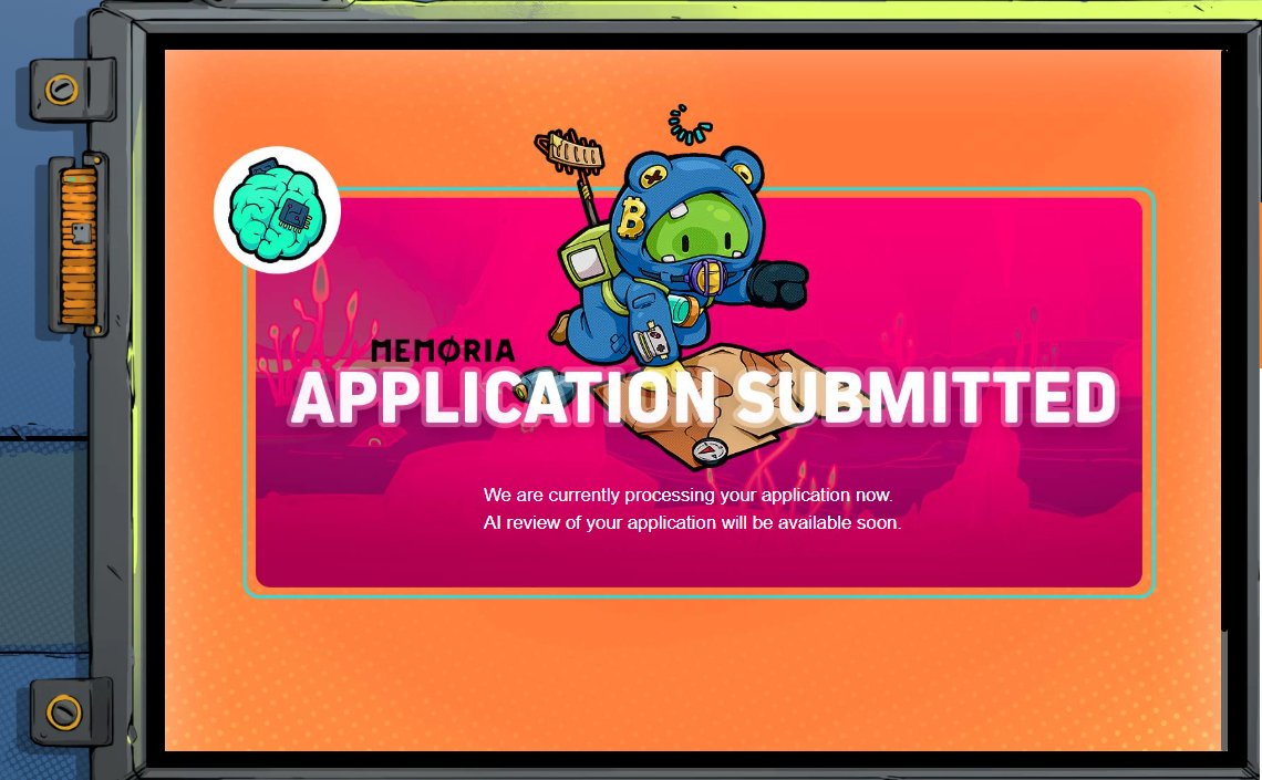I registered for $ALBERT presale by <a href="/play_memoria/">Memoria</a>