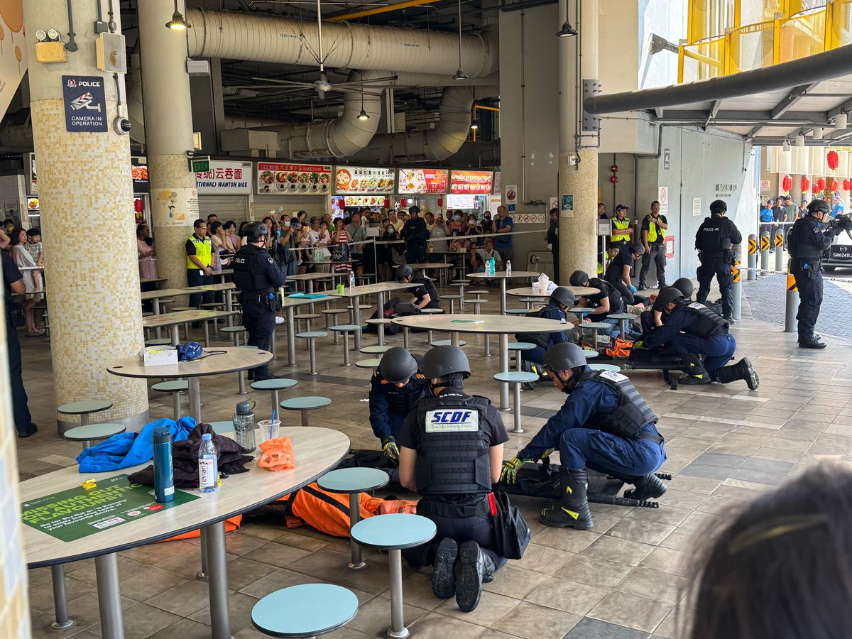 SCDF's tweet image. [Exercise SG Ready 2025]

As part of the Total Defence Day Commemoration Event, Exercise SG Ready 2025 was officially kicked off last Sat (15 Feb) at the Singapore Business Federation Center. 

facebook.com/share/p/15jrCk…
#TotalDefence #ExerciseSGReady #AreYouReadyForDisruptions