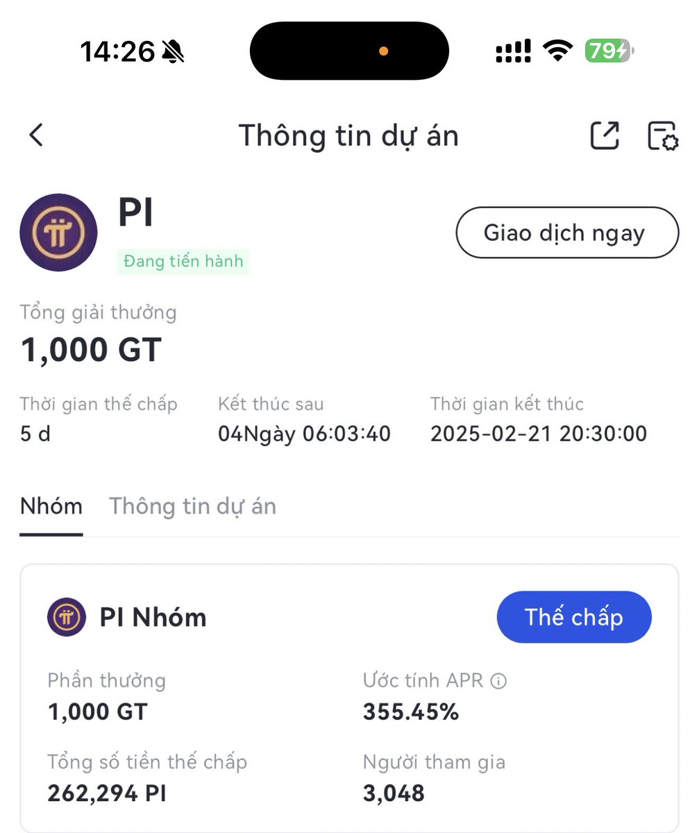 Ai có $PI thì dep lên Gate chơi Launchpool này

Giá $GT + APR đang cao thì rate này thơm đấy, đăng kí tài khoản Gate giảm 20% phí giao dịch nhé: gate.io/signup/BAMWXVp…