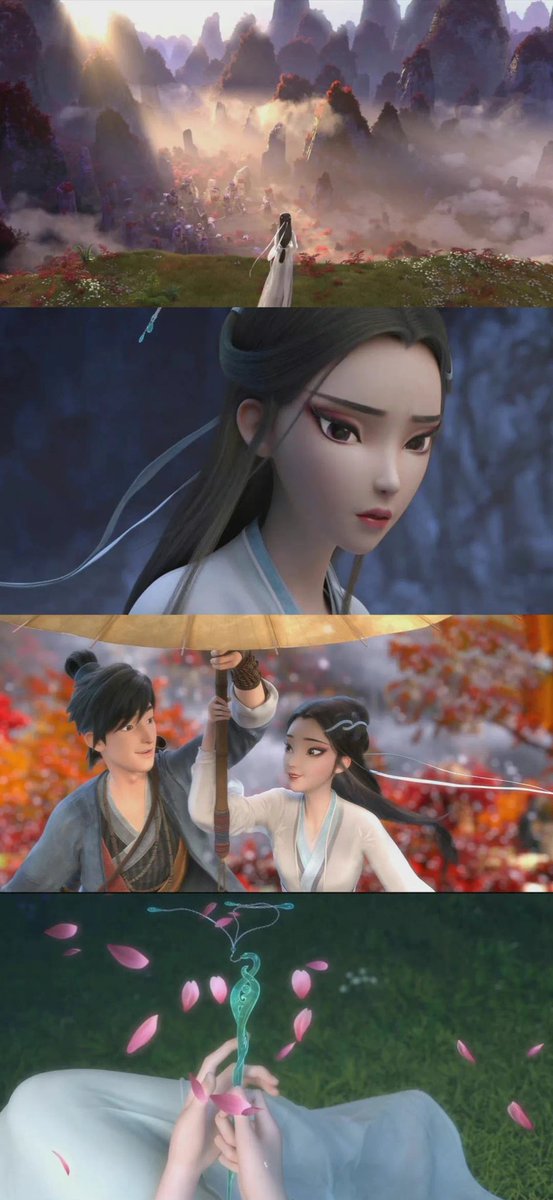 baisu_zhen's tweet photo. 1. **Love and Destiny**  
"Love is a word that’s hard to unravel. Xu Xian, you are my destined fate. Is love in this world also like cultivation, requiring patience and perseverance? 💖 #WhiteSnake #Destiny https://t.co/TmDEjzyA44