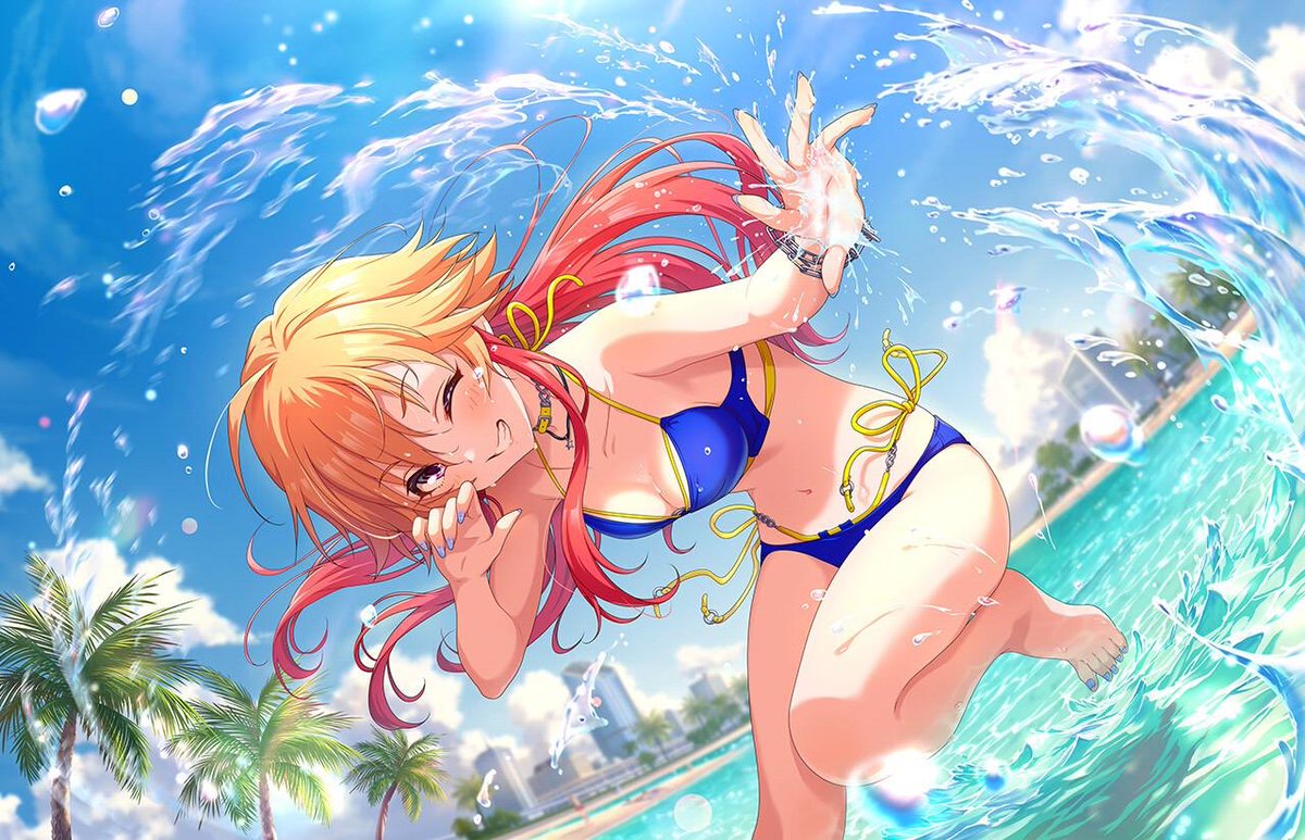 ito_rin's tweet photo. デレステくん、もしかして「アイドルのパッションな一面を見せるためには絶対に水着を着せなければならない！」って思ってる？ https://t.co/uDnsBd2cMi