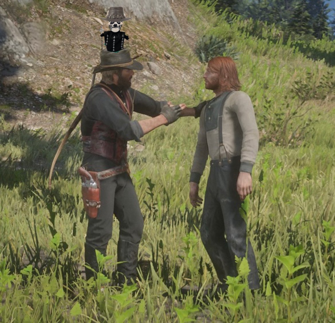 my bestfriend Arthur Morgan and iresced Sean