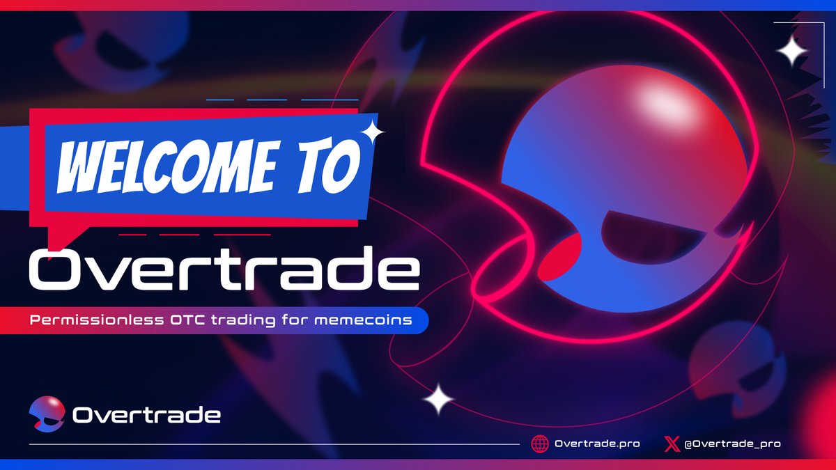 🚀Say goodbye to slippage &amp; price impact. A zero-slippage OTC platform for peer-to-peer memecoin trades is named Overtrade.

🔹 No intermediaries
🔹 Match &amp; create orders freely
🔹 Auto-price adjust for fair deals
🔹 Investor negotiation hub

Built on <a href="/base/">Base</a> &amp; <a href="/Starknet/">Starknet (BTCFi arc) 🥷</a> for speed