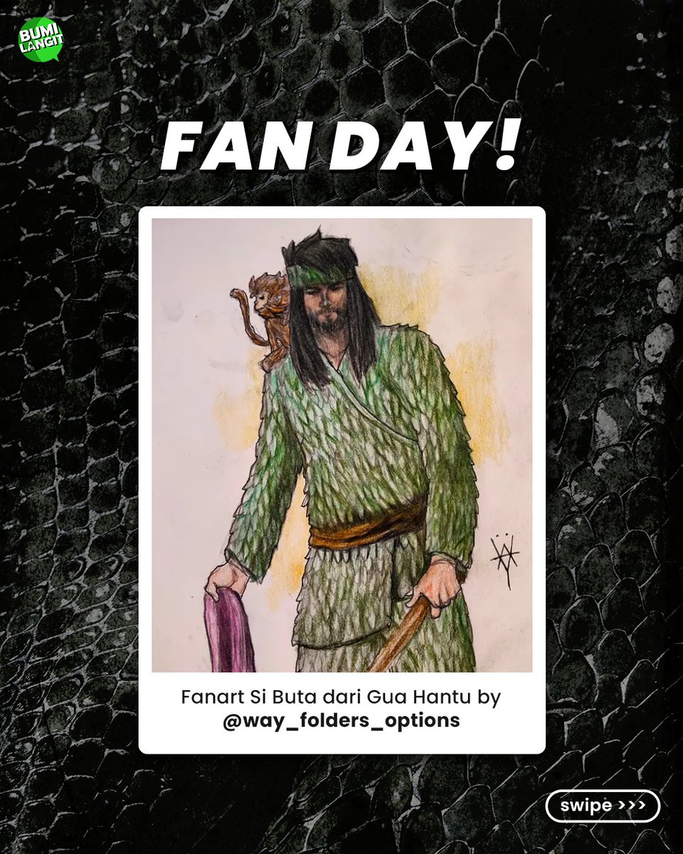 BumilangitID's tweet image. Hai hai... balik lagi di Fan Day Bumilangit! Minggu ini kita kedatangan fanart Si Buta Dari Gua Hantu oleh way_folders_options yang kece banget!!

Yuk ramaikan Fan Day dengan hasil-hasil karya kalian dan tag social media Bumilangit!

#Bumilangit #fanartbumilangit #FanDay