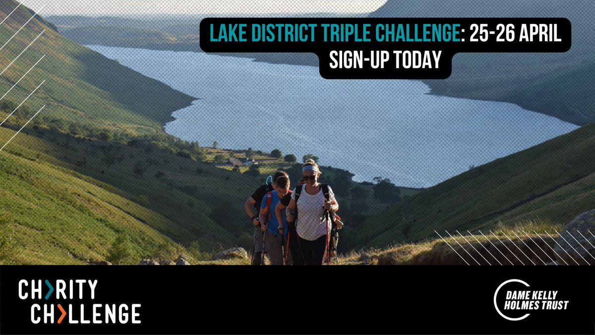 Are you looking for something different to do this April?🤔💭

Our Lake District Triple Challenge will see you hike, cycle and kayak in spectacular scenery in Coniston! If you're an individual or a team, we have you covered.

Sign-up today 👉 charitychallenge.com/expedition/413…

#fundraising