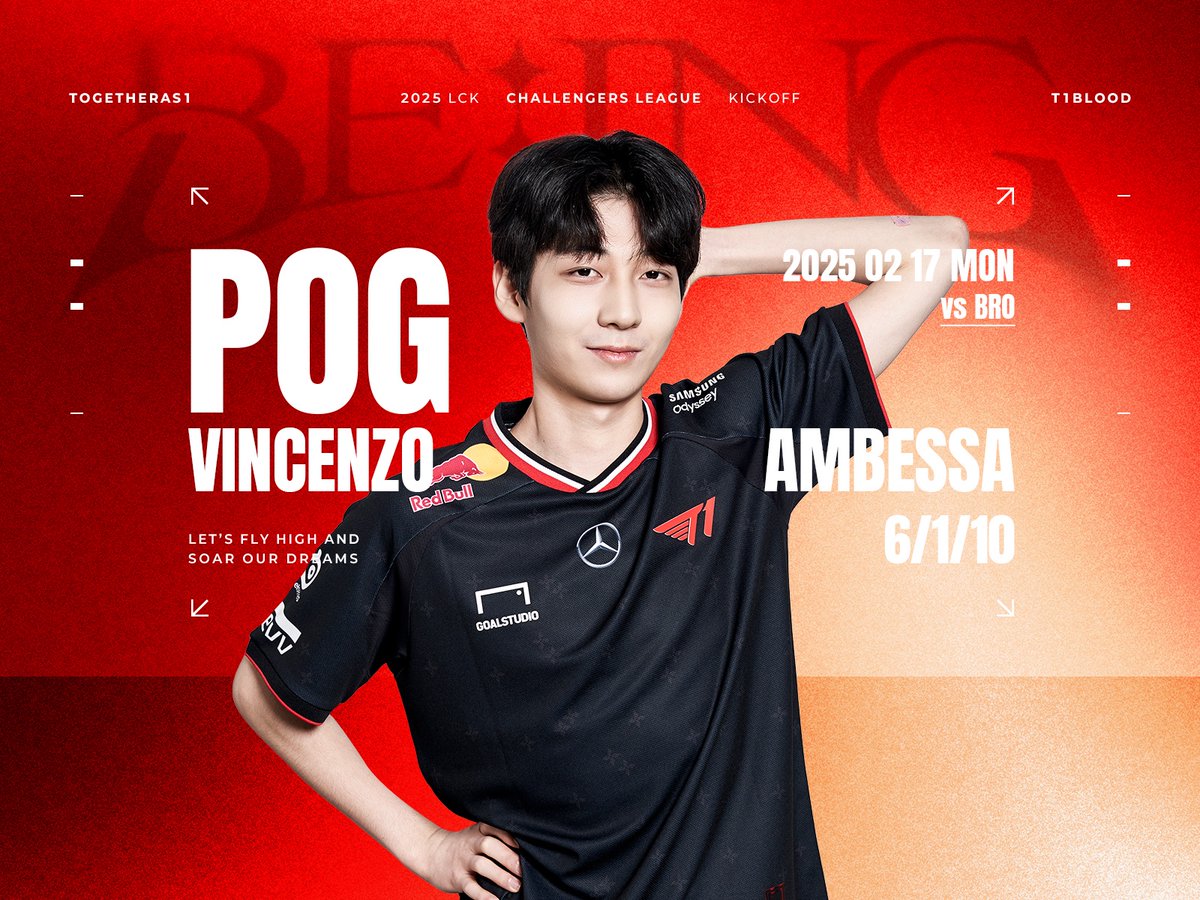 [2025 #LCKCL KICKOFF PO R1 vs BRO]

T1A의 암베사는 정글도 갑니다.

T1A's Ambessa roams jungle, too.

#TogetherAs1 #T1WIN