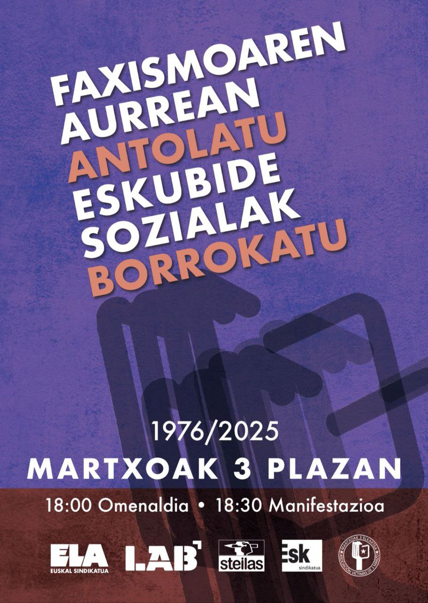 1976 - 2025 #Martxoak3 #M3MORIA
