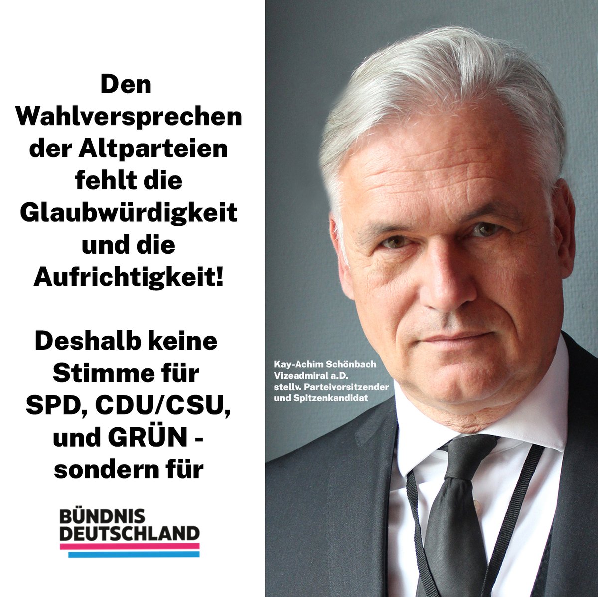 KaySchoenbach's tweet photo. Politik aktiv mitgestalten - Mitglied bei BÜNDNIS DEUTSCHLAND werden! https://t.co/873Xe4gkUy - denn wir machen es besser! https://t.co/b7erA67Wv9