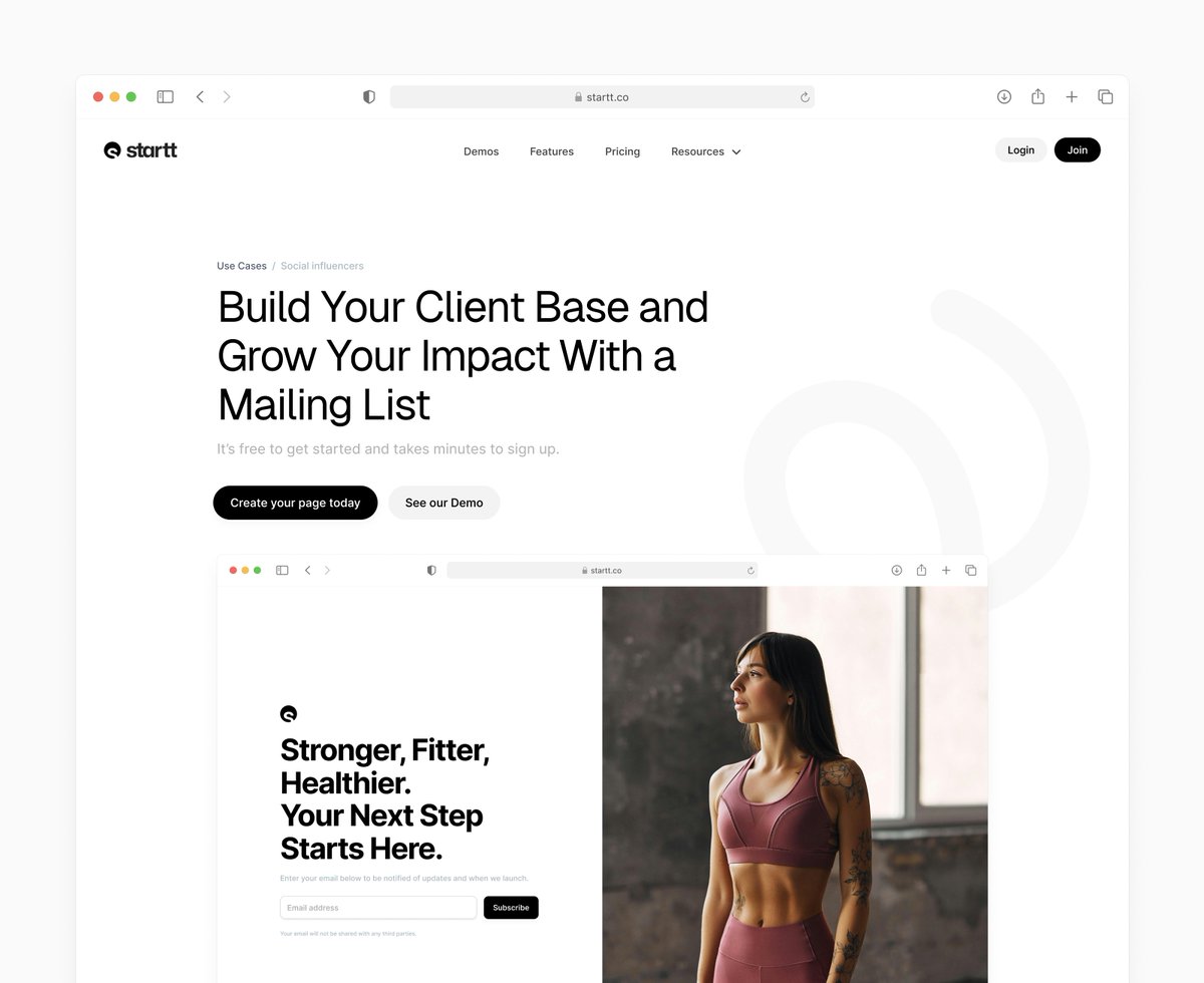 ✨ Use Case Page Design for Startt

#buildinpublic