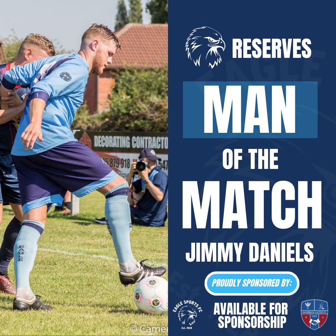 Eagle Sports FC (@eaglesportsfc) on Twitter photo Saturday’s Reserves Man of the Match, selected by the Management, is <a href="/jimmydaniels94/">James Daniels</a>.
Two goals in the second half rounded off a comfortable victory.
Well done Jimmy 👏
#Upthegulls 🦅 Saturday’s Reserves Man of the Match, selected by the Management, is <a href="/jimmydaniels94/">James Daniels</a>.
Two goals in the second half rounded off a comfortable victory.
Well done Jimmy 👏
#Upthegulls 🦅