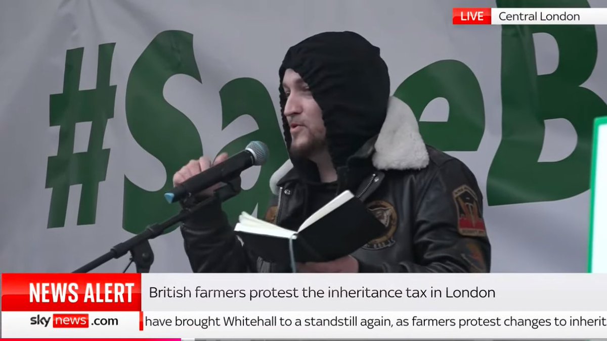 I stumbled  (my words), I withdrew (in a crowd), I was awkward (in a new environment), and still my new farmer people accepted me 👨‍🌾 🌆🔊 ..oh and it was raining ☔️ 

#FoodPoverty (pic @ Sky News)