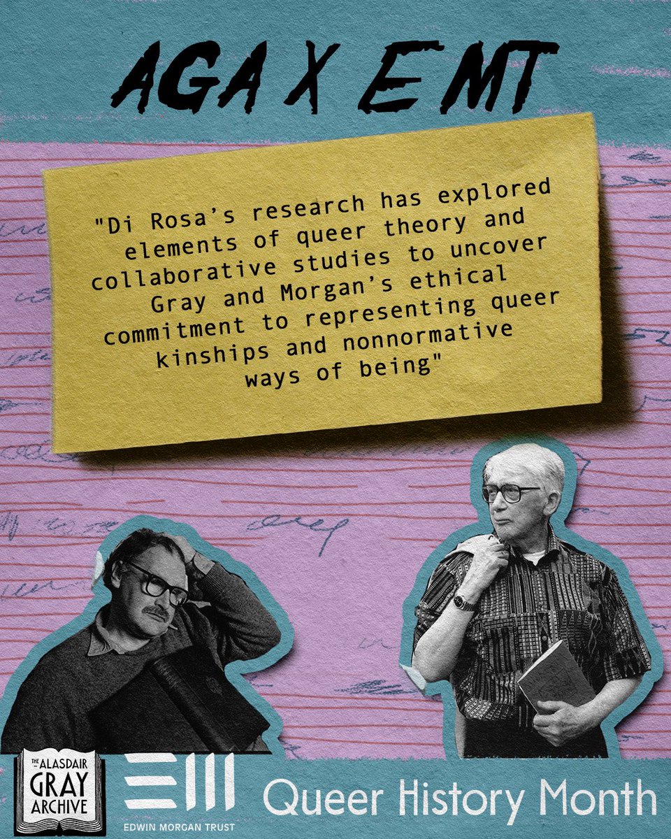 The Alasdair Gray Archive (@agrayarchive) on Twitter photo To mark #lgbtplushistorymonth we are sharing our collaboration with <a href="/EdMorganTrust/">Edwin Morgan Trust</a>. Alasdair & Edwin were close friends with much of their work connecting through themes of sexuality and love. Recently researcher <a href="/_domenicodr/">Domenico Di Rosa</a> has been mapping these connections. To mark #lgbtplushistorymonth we are sharing our collaboration with <a href="/EdMorganTrust/">Edwin Morgan Trust</a>. Alasdair & Edwin were close friends with much of their work connecting through themes of sexuality and love. Recently researcher <a href="/_domenicodr/">Domenico Di Rosa</a> has been mapping these connections.