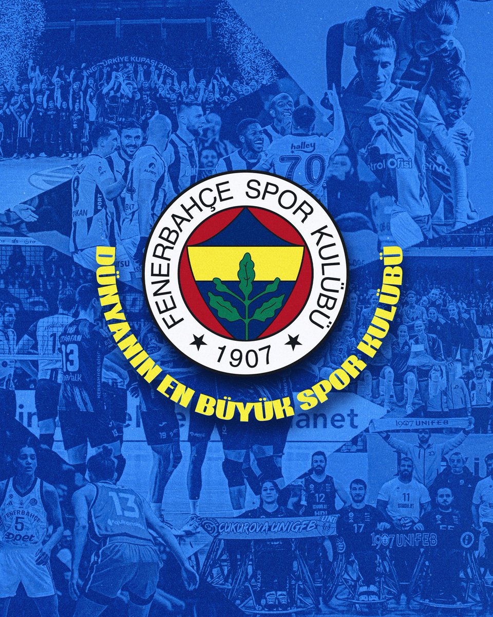 Dünyanın En Büyük Spor Kulübü 💛💙

Sahalarda, salonlarda; galibiyetlerin, mücadelenin, alın teri ve gururun adı Fenerbahçe! 

🔗 bit.ly/4b62s0X