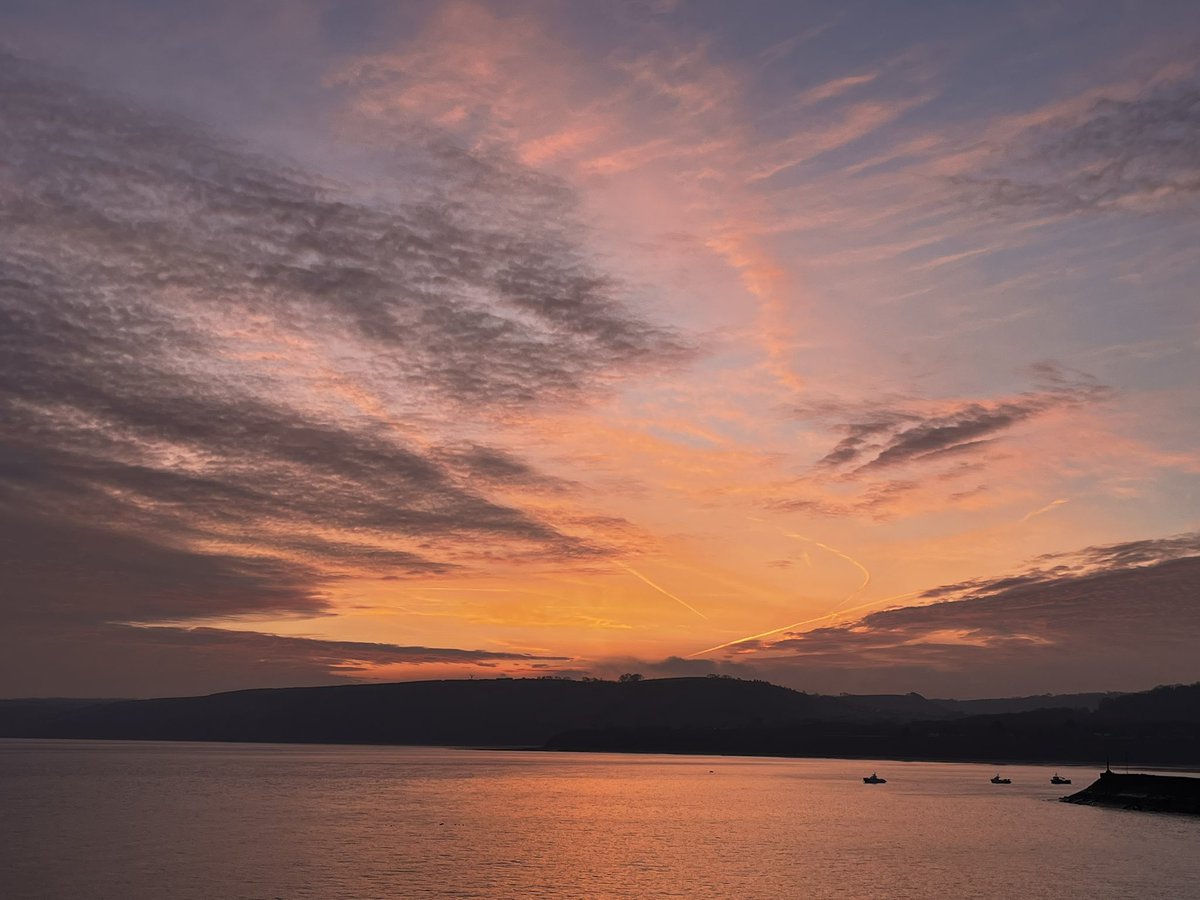 Bore Da / good morning from a very chilly New Quay Wales