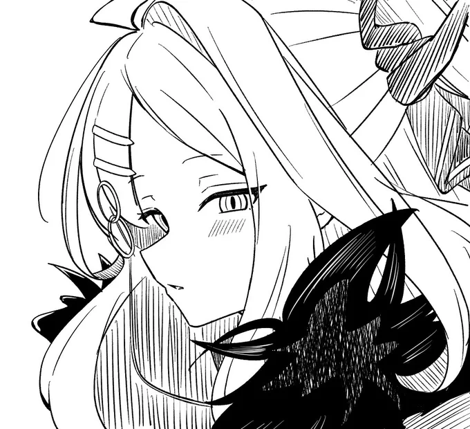 ヒナ落書き 