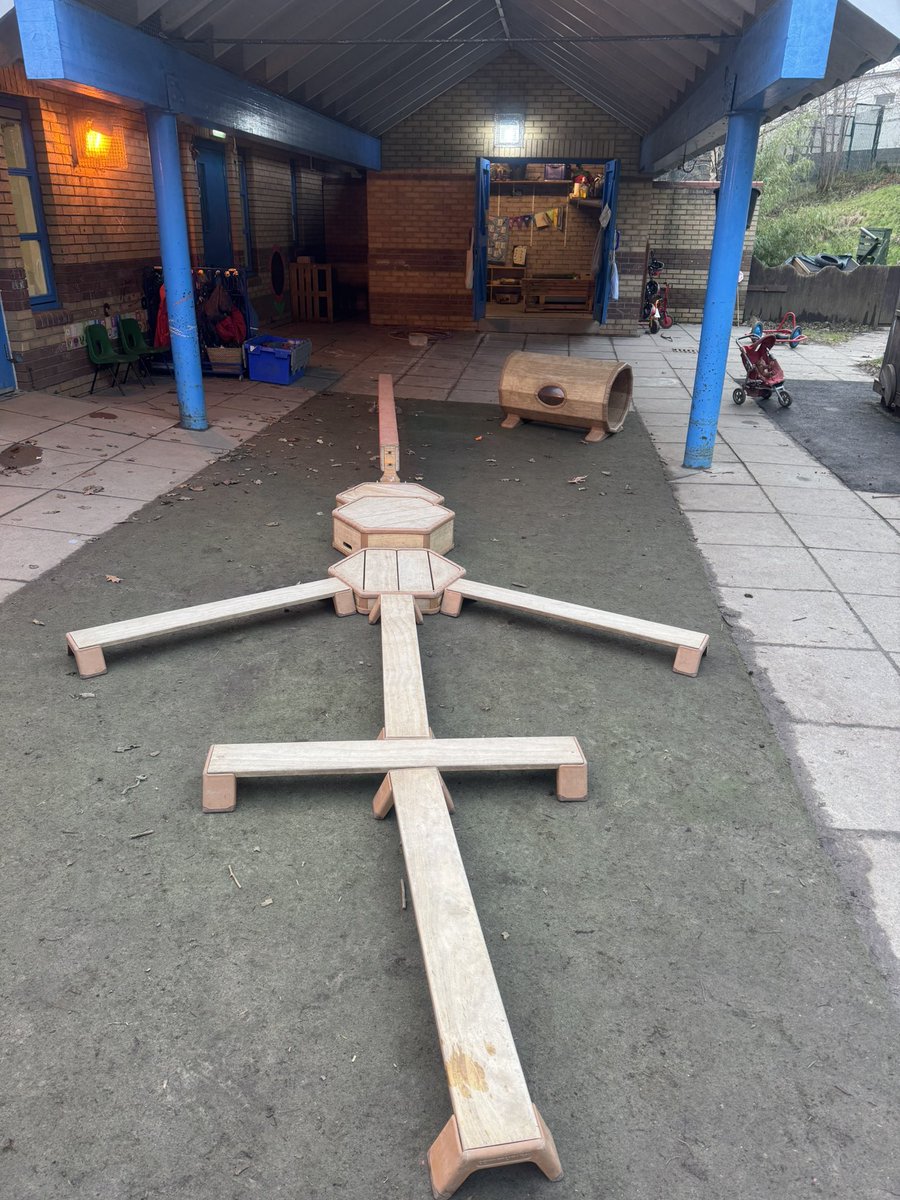 It’s a cold one this morning but our outdoors is ready for play whatever the weather!!