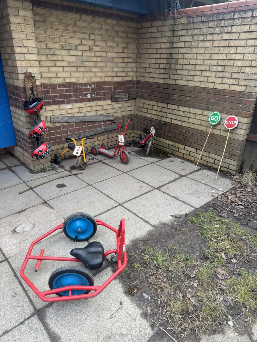 It’s a cold one this morning but our outdoors is ready for play whatever the weather!!