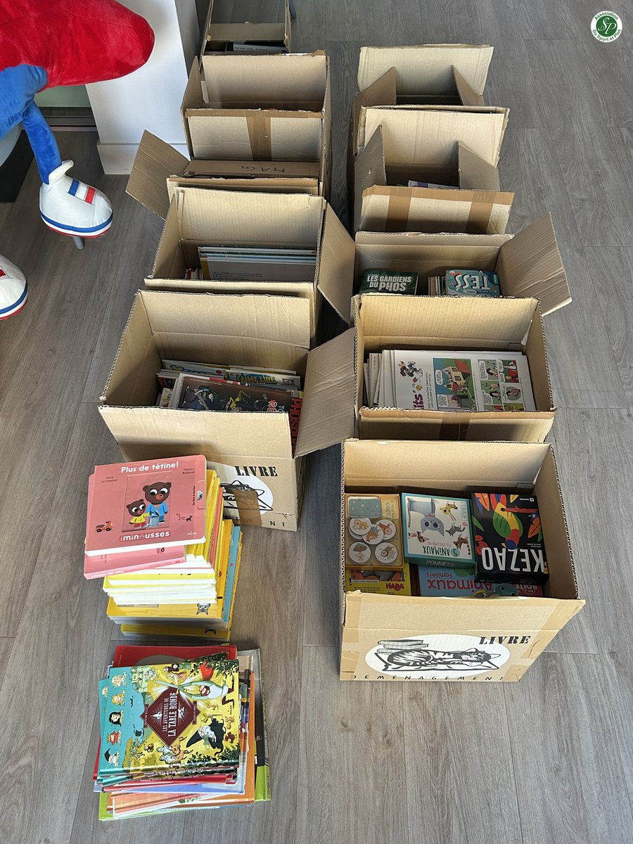 Association Du Sport et Plus (@dusportetplus) on Twitter photo Merci à <a href="/Bayard_Jeunesse/">Bayard Jeunesse</a> pour les nombreux livres et magazines offerts à <a href="/dusportetplus/">Association Du Sport et Plus</a> 🎁
Ils feront des heureux dans les 34 services pédiatriques que nous aidons actuellement en France 👍
#Hopital #Enfant #Sport #Sante
#DSEP #Association
<a href="/Bayard_Editions/">Bayard Editions</a> <a href="/BayardEditionsJ/">Bayard Jeunesse Éditions</a> Merci à <a href="/Bayard_Jeunesse/">Bayard Jeunesse</a> pour les nombreux livres et magazines offerts à <a href="/dusportetplus/">Association Du Sport et Plus</a> 🎁
Ils feront des heureux dans les 34 services pédiatriques que nous aidons actuellement en France 👍
#Hopital #Enfant #Sport #Sante
#DSEP #Association
<a href="/Bayard_Editions/">Bayard Editions</a> <a href="/BayardEditionsJ/">Bayard Jeunesse Éditions</a>
