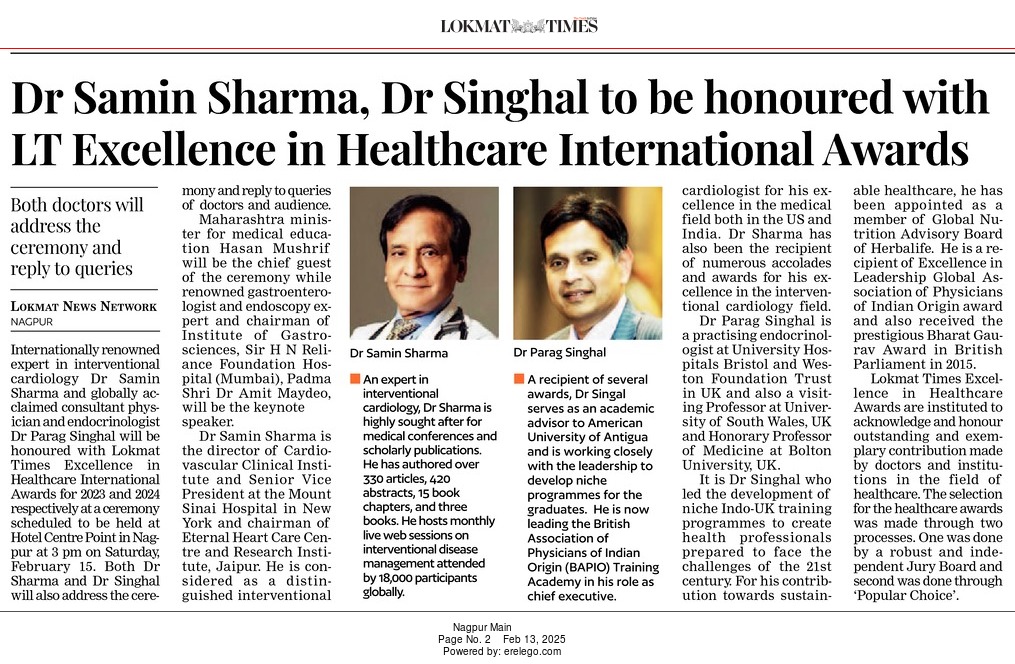BAPIO Training Academy (@bapiota) on Twitter photo Honoured to be part of the Lokmat Times Excellence in Healthcare Awards!
Prof. Parag Singhal recognised for advancing Indo-UK medical collaborations, strengthening training pathways & global healthcare partnerships.
📢 A proud moment for BAPIO Training Academy!
#BTA #healthcare Honoured to be part of the Lokmat Times Excellence in Healthcare Awards!
Prof. Parag Singhal recognised for advancing Indo-UK medical collaborations, strengthening training pathways & global healthcare partnerships.
📢 A proud moment for BAPIO Training Academy!
#BTA #healthcare