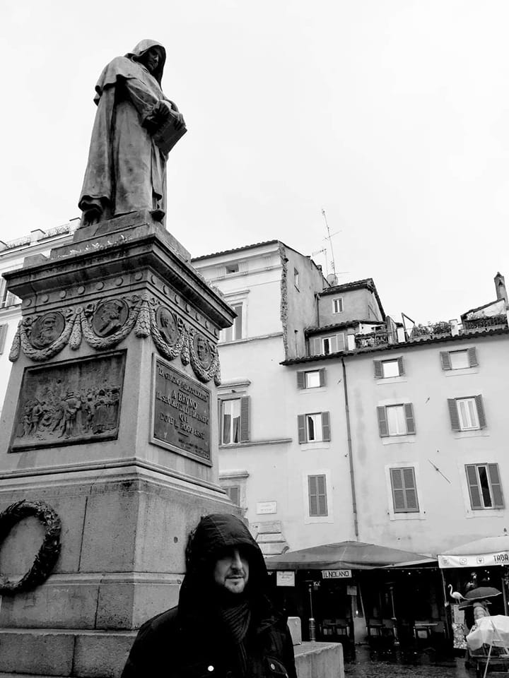 17.ii.1600
"I came, among others, drawn by the desire to visit the house of Wisdom, burning with the wish to contemplate this Palladium." (Giordano Bruno, 'Oratio valedictoria', Wittenberg, 1588)
