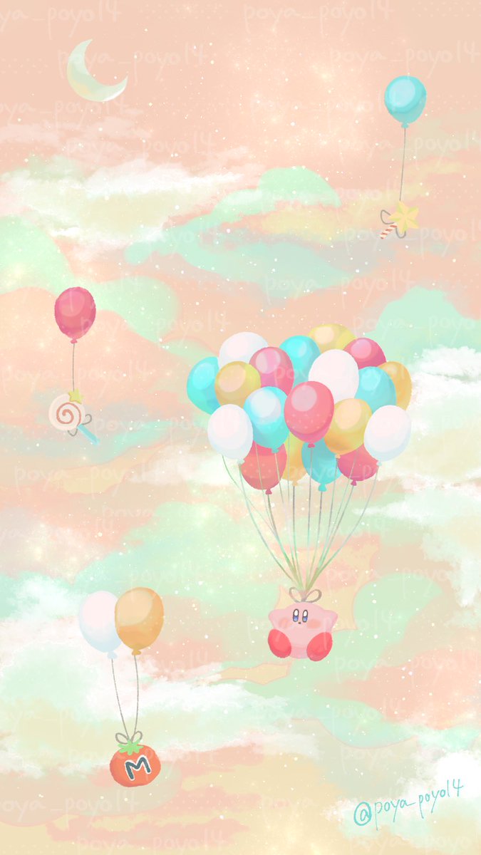 壁紙にどうぞ〜🎈
※2次配布禁止
#kirby