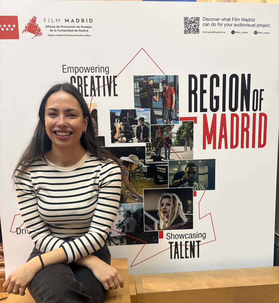 Film Madrid (@film_madrid) on Twitter photo 📷 Siguen pasando productores y cineastas de la <a href="/ComunidadMadrid/">Comunidad de Madrid</a> por nuestro espacio en EFM Berlinale.
El director <a href="/cortescalahorra/">Alejandro Cortés</a> (Batiak) con la actriz india <a href="/ushajadhav/">Usha Jadhav</a>, la productora <a href="/annasauraramon/">Anna Saura Ramon</a> y el cineasta mexicano asentado en Madrid, Rafa Lara.
#MadridAudiovisual 📷 Siguen pasando productores y cineastas de la <a href="/ComunidadMadrid/">Comunidad de Madrid</a> por nuestro espacio en EFM Berlinale.
El director <a href="/cortescalahorra/">Alejandro Cortés</a> (Batiak) con la actriz india <a href="/ushajadhav/">Usha Jadhav</a>, la productora <a href="/annasauraramon/">Anna Saura Ramon</a> y el cineasta mexicano asentado en Madrid, Rafa Lara.
#MadridAudiovisual