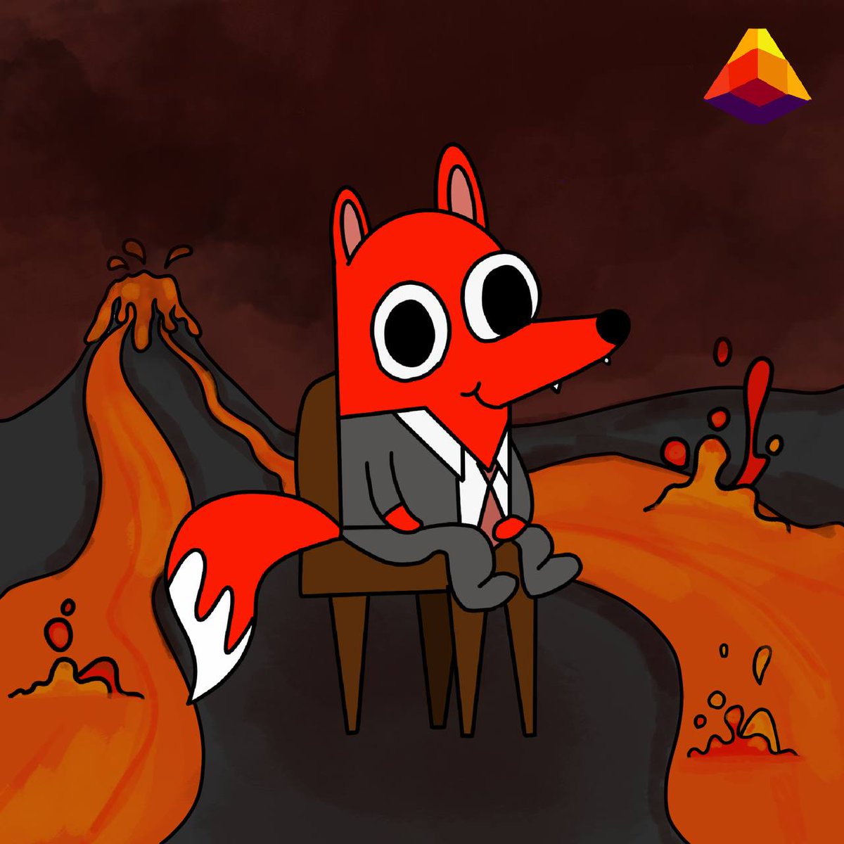 Getting ready for the mint on <a href="/lavanetxyz/">Lava Network 🌋</a> 🔥! Created some meme art for them that’s gonna blow up on social media! Hope the team notices @AdeiWeb3 😉 
Let’s set this project on fire together! Drop your funniest captions in the comments and let’s see who’s got the best one!