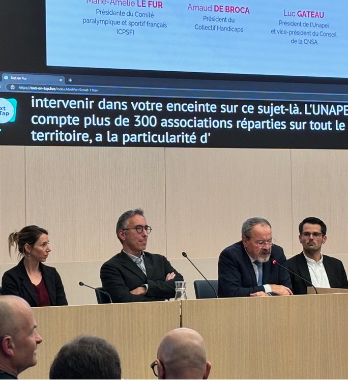 🟢 Anniversaire de la loi du 11 février 2005 : le  Président de l’Unapei est intervenu au Sénat
Il a rappelé que:
➡La solidarité nationale doit donner les moyens à chacun de faire face aux conséquences de son handicap
➡ Les droits doivent être financés pour appliquer la loi.