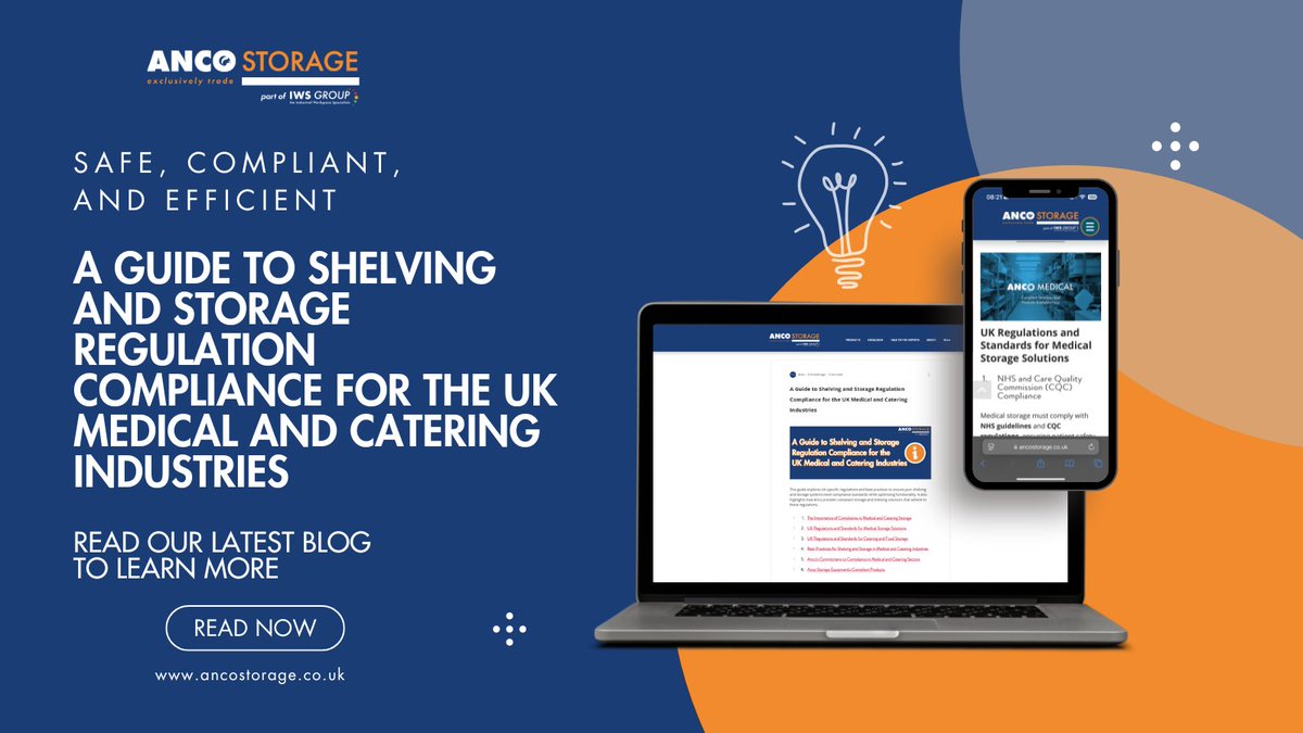 Are Your Medical &amp; Catering Shelving Systems Compliant? 🏥🍽️

When it comes to storage in medical and catering environments, compliance isn’t optional—it’s essential.
📖 Read the full blog here: loom.ly/qTrkZSg