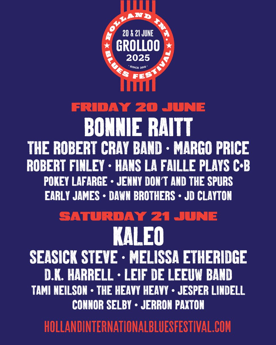 Line-up HIBF 2025 compleet met de toevoeging van Margo Price, Robert Finley, Hans La Faille Plays C+B, JD Clayton, The Heavy Heavy, Jesper Lindell en Jerron Paxton. Meer info: bit.ly/HIBF25-3