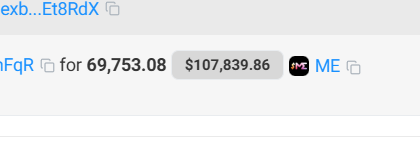 Thank you $ME for the huge unclaimed airdrop, ur true beliver 🙏<a href="/MEFndn/">$ME</a> <a href="/deje__/">DEJE</a> <a href="/0xLeoInRio/">Jack</a> <a href="/MagicEden/">Magic Eden 🪄</a> @hausoftiffany More is more! Let's go do some quests!
