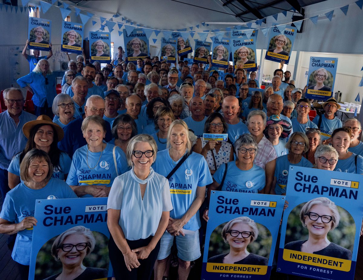 Yesterday’s campaign launch in Cowaramup was a lot of fun.

You can be involved too, join the team here ➡️ bit.ly/4hHsxpK