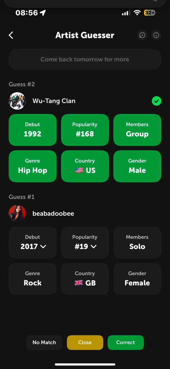 the one time i dont use the spreadsheet